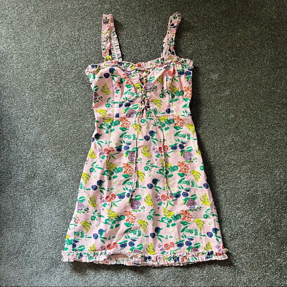 Urban Outfitters Robin Lace-Up Mini Dress